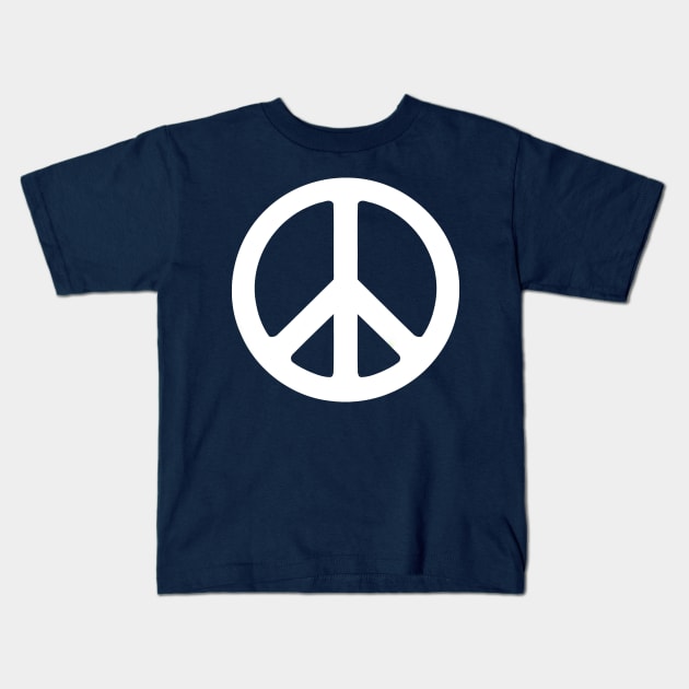World Peace Sign Art Graffiti Activist Kids T-Shirt by PlanetMonkey